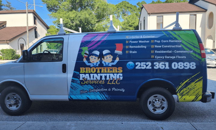 Van before wrap - plain white